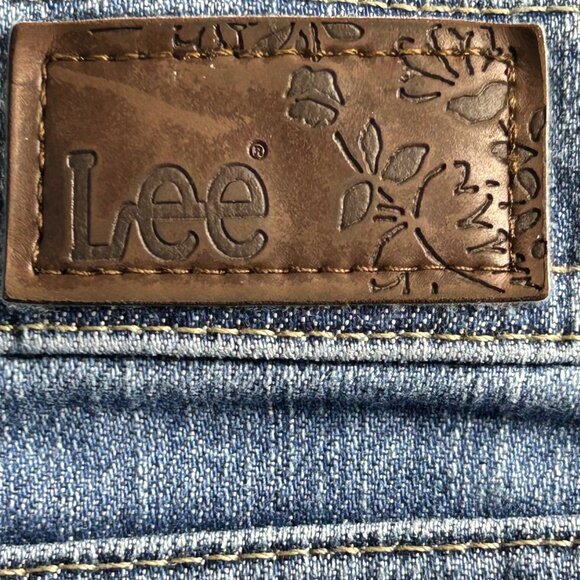 Lee At The Waist 16 Petite Blue Jeans - Picture 11 of 12